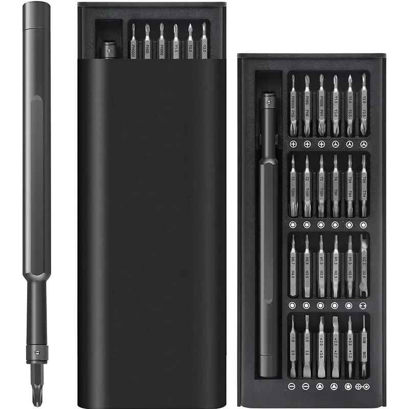 24 in 1 Screwdriver Set Precision Magnetic Driver Bits Mini Tool Case Detachable for Smart Home PC Computer Phone Repair