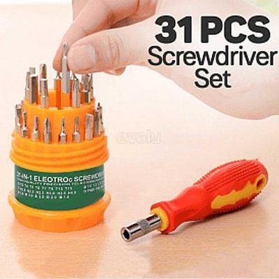 31 Pcs Stainless Steel Screwdriver Set